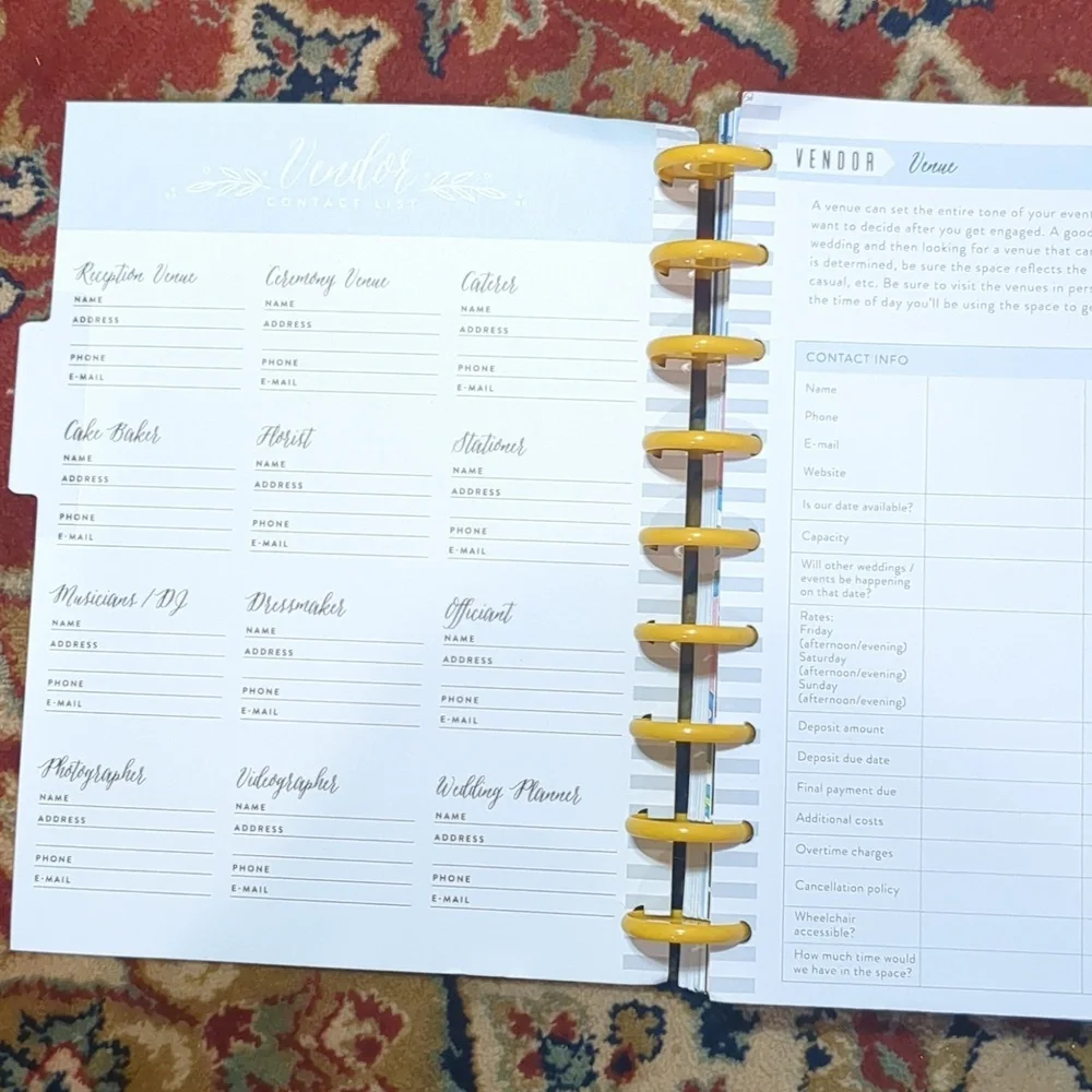 Happy Planner stylish notebook